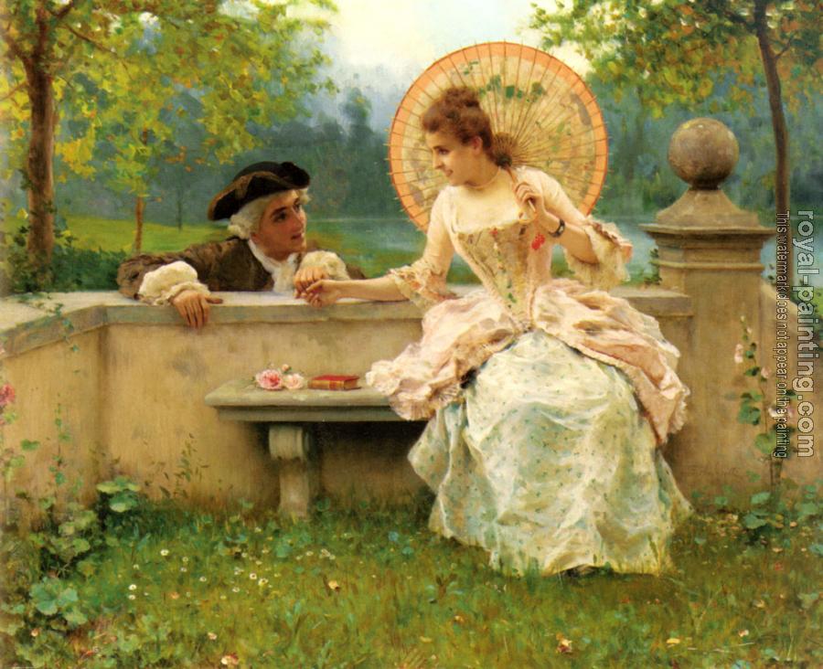 Federico Andreotti : A Tender Moment In The Garden